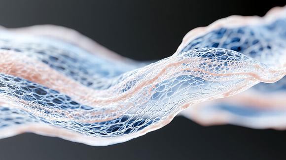 thin weave of Bio skin scaffold