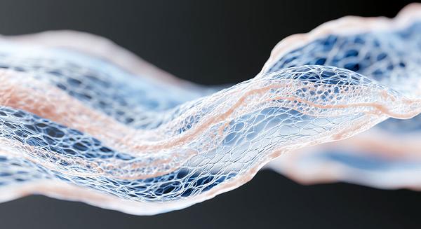 Weave of bio skin scafold